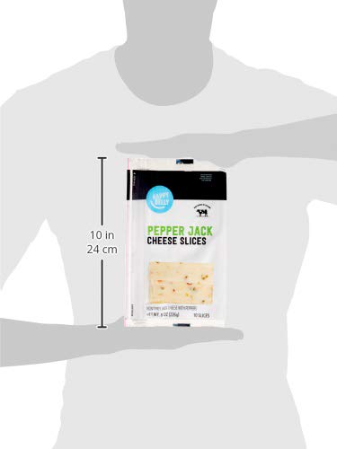 Happy Belly Amazon Brand - Happy Belly Sliced Pepper Jack Cheese thumb #4