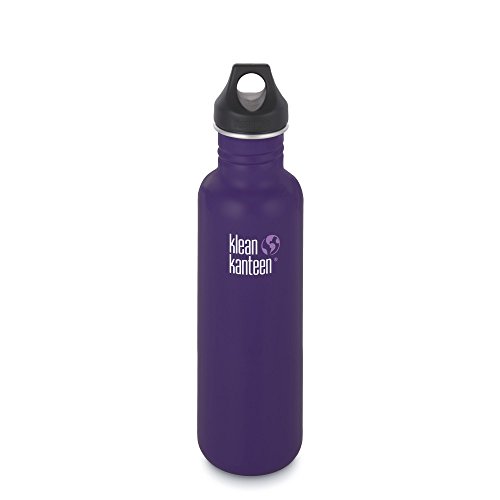 Klean Kanteen Berry Syrup Classic Water Bottle with Loop Cap, 27-Ounce
