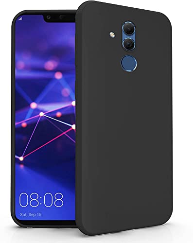 COVER Compatibile con HUAWEI MATE 20 LITE (6.3) SNE-LX1 SNE-L21 SNE-AL00 Custodia case soft GEL SILICONE protezione flessibile SLIM matte MORBIDA TPU (Black)