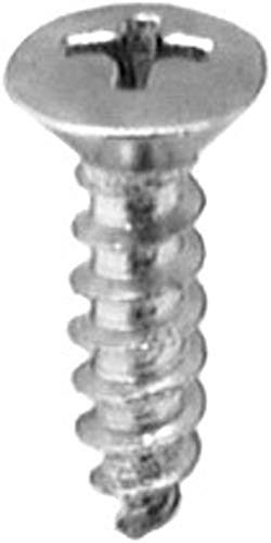 Tornillos Phillips Ovalados 10 x 3/4" Cromo 100 un miniatura 1