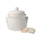 Gärtopf PureNature Rumtopf mit Stein, cremefarben, 2 Liter