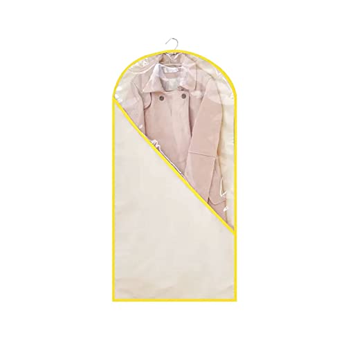 Storage Bags for Clothes,Garment Bags for Hanging Clothes Made of High-transparent TPU Cotton Canvas Soft Texture Breathable and Odorless Waterproof and Dustproof