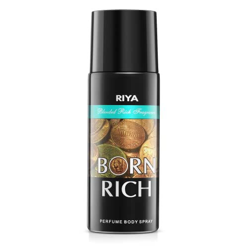 Image of Riya Born Rich Deodorant | Long Lasting Fragrance Perfume Body Spray 150 Ml