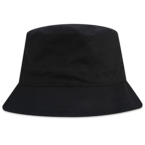 Chapeu New Era Bucket Dupla Face Joyfull Preto Bege Preto/Bege