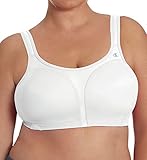 Champion Women's Plus-Size Shape U Sports Bra, White, 38DDD