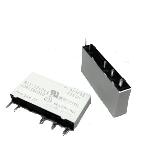 Relé 24V 6A RSS112024 de 5 pines para solucionar fallos de conmutación en placas electrónicas