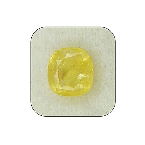 Saphir jaune naturel AA++ certifié GGTL pour création de haute joaillerie