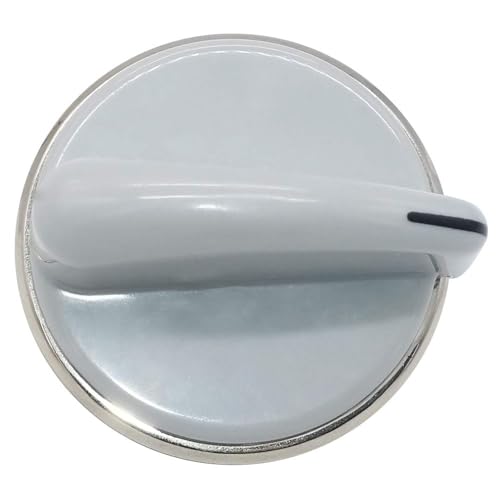 prime&swift WH01X10462 Dryer Control Knob with Reinforced Metal Ring (2Pack) Replacement fit for GE Dryer Knob WH01X10309,AP4485269,Grey
