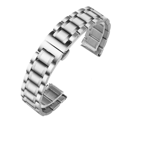 Bracelet de montre en acier inoxydable courbe idéal du bureau aux sorties citadines