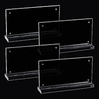 WEBEEDY 4 Stück Acryl Banknoten Display Rahmen Dollar Bill Fotohalter für Geldscheine Dollar Case Währung Ticket Protector Papiergeldrahmen für Geldscheinsammler Sammlung Geschenke zu Weihnachten