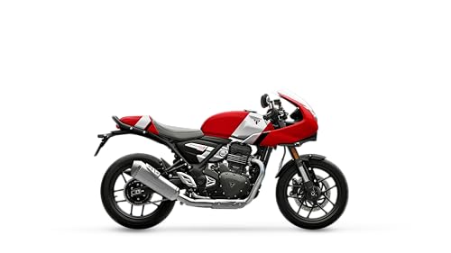 Image of TRIUMPH Thruxton 400 Motorcycle /Bike Lava Red Gloss Booking for Ex-Showroom Price