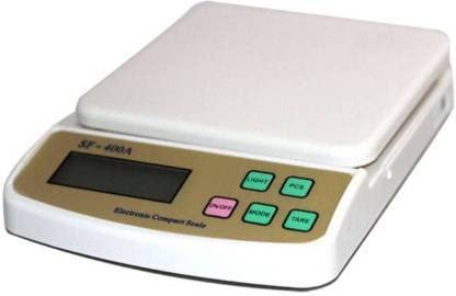 U UZAN Digital 10kg x 1g Kitchen Scale Balance Multi-purpose weight measuring machine