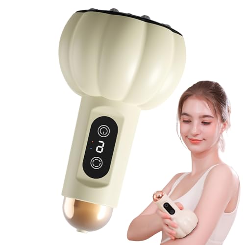 Máquina de Ventosas - Herramienta de Masaje Inteligente Portátil | Masajeador Ergonómico con Función Recuperadora para Cuello Espalda Abdomen Piernas Glúteos