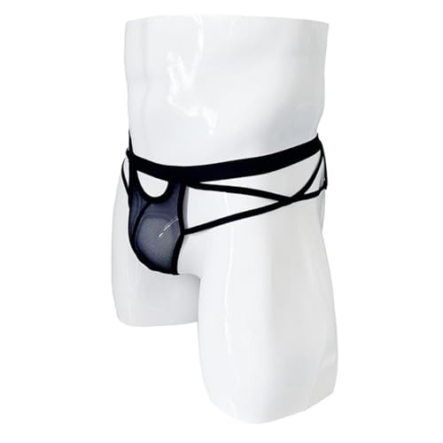 [SEXYTINE] Tバック メンズ 過激 透け 男性用セクシーランジェリー 花柄 レース 極薄 マイクロメッシュ メンズ ティーバック Gストリング 軽薄透気 柔軟高弾 セクシー下着 伸縮性ウエストバンド ビキニブリーフ 2点セット - 画像2