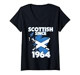 Photo Gallery donna scottish since 1964 festeggia il compleanno del patrimonio scozzese maglietta con collo a v Photo Gallery donna scottish since 1964 festeggia il compleanno del patrimonio scozzese maglietta con collo a v