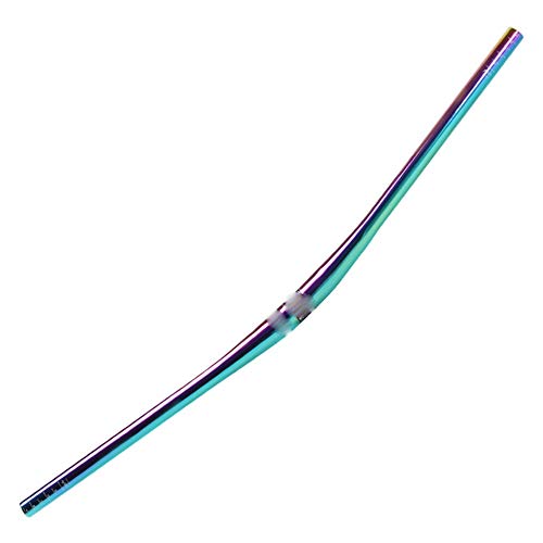 QSWL Colorido del Manillar De La Bicicleta, 31,8 * 800 Mm DH Descenso De Velocidad De Subida Manillar De La Bici MTB Manillar Montaña Bici del Camino del Arco Iris del Manillar,20mm Rise