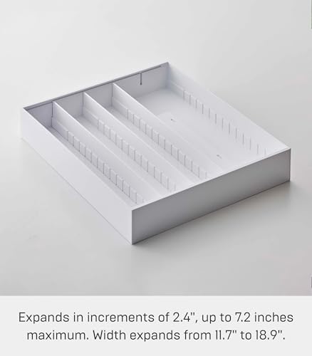 Range-couverts extensible YAMAZAKI TOWER 5415 organisateur tiroir