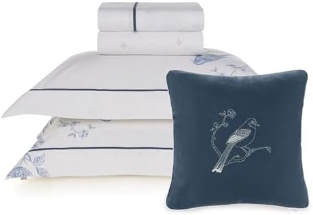 Jogo De Cama Karsten Dora 3693733 5 Peças Queen 200 Fios 100% Alg...