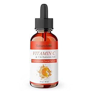 Anti Aging Vitamin C Serum for Face serum with Hyaluronic Acid, Vitamin E, Organic Aloe Vera Jojoba Oil, Hydrating & Brightening Serum for Dark Spots, Fine Lines, Wrinkles, and Dark Circle Remover