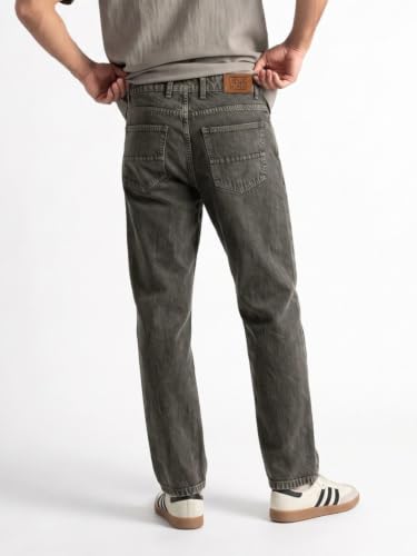 Image of Urbano Fashion Men's Relaxed Fit Washed Denim Jeans Non-Stretchable