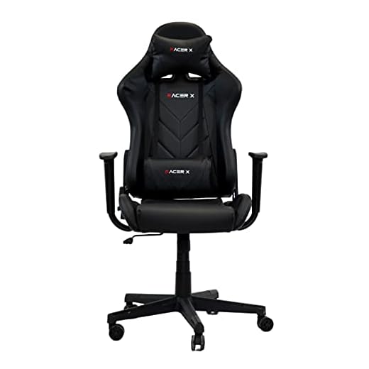 Cadeira Para Escritório Presidente Racer-X Modelo Rush Reclinável Cinza