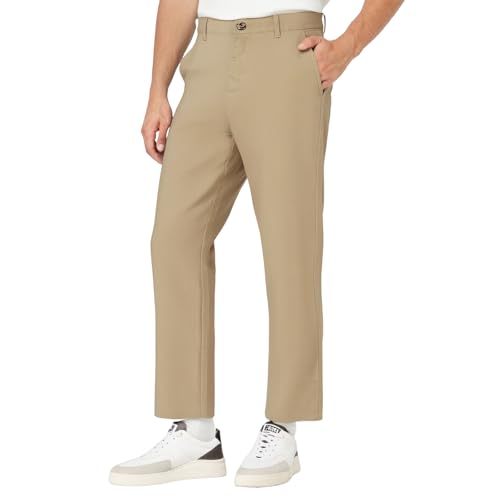 Men's Casual Chino Pants Elastic Waist Lightweight Loose Fit Slacks Beach Yoga Joggers Trousers Sweatpants, M-3XL