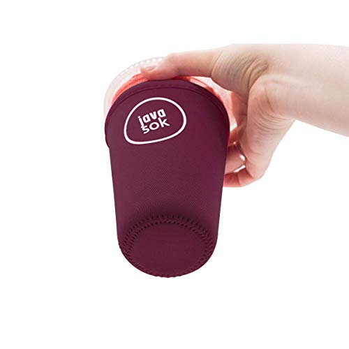 image for Java Sok Reusable Iced Coffee Cup Insulator Sleeve for Cold Beverages 