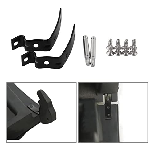 SDENSHI Handschuhfach Reparatur Kit Deckel Repair Set für Audi A4 S4 RS4 B6 B7 Bracket 8E2857131, Schwarz