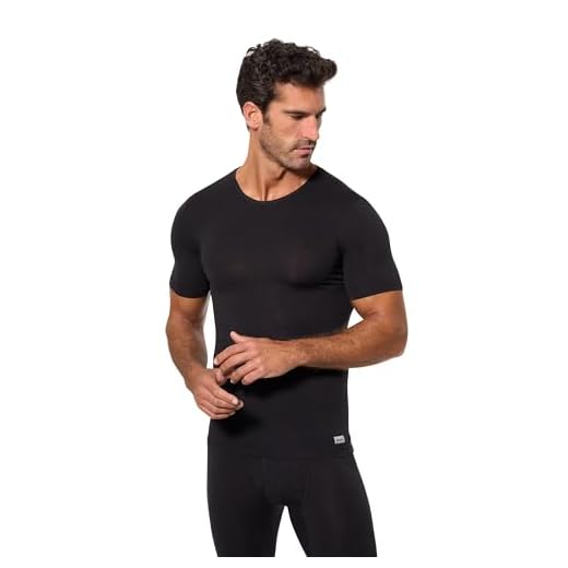 Abanderado Termal Termaltech Camiseta térmica, Negro (Negro 002), Medium (Tamaño del Fabricante:48) para Hombre