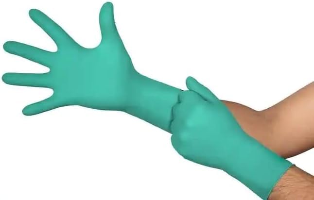Glove, Digit-Safety, DSK3 Large Non-Sterile Latex Extended Cuff Length Fully Textured Green Chemo Tested/Fentanyl Tested