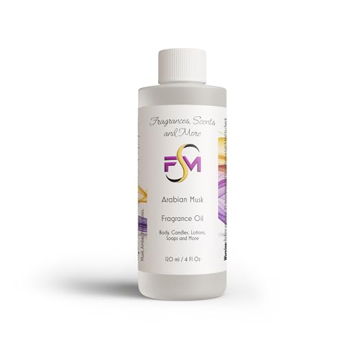 Arabian Musk Fragrance Oil - 4 Fl Oz Plastic Bottle (120ml)