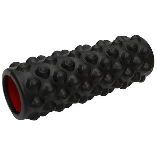 Image of Boldfit Foam Roller for Back Pain, Deep Tissue Massage and Body Pain High Density Foam Roller for Exercise Gym, Home Back Roller for Muscle Recovery Massage Roller for Stretching, Yoga -Spike, 33Cms