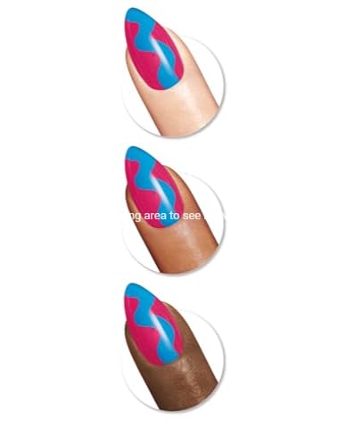 Sally Hansen, False Nail Salon Effects Perfect Manicure, Thank You Berry Much, Press On Nails, Almond Shaped, Non-Damaging Adhesive Tabs, File, and Alcohol Pad Included