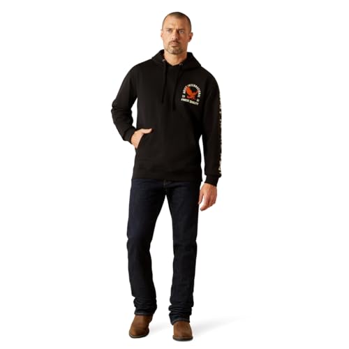 ARIAT mens Ariat Eagle Large Hoodie3