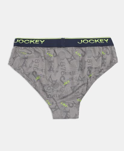 Image of Jockey PB04 Boys Super Combed Cotton Elastane Printed Brief (Pack of 2)