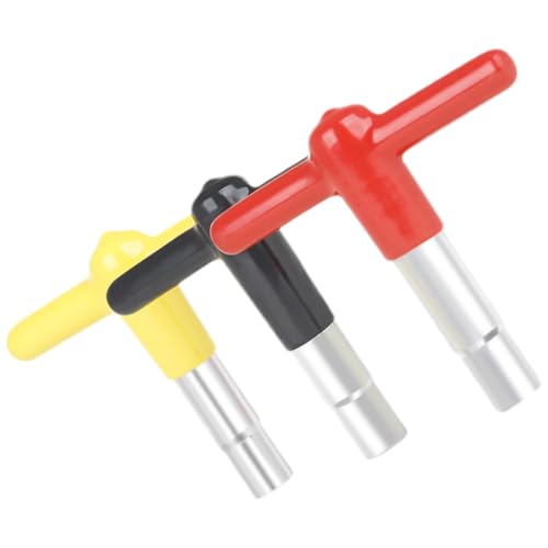 ERINGOGO 3Pcs Drum Tuning Keys Metal Drum Keys with Protection Essential Drum Accessories for Beginners and Percussionists Quick Installation and Removal
