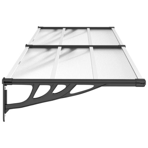 Auvent de porte idéal pour balcon et entrées de maison