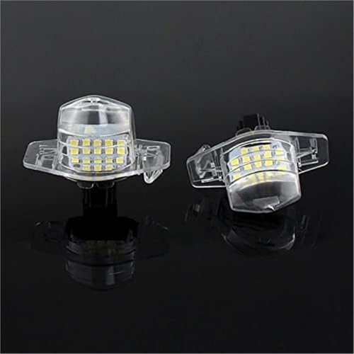 MEXWLOP 1 par de Luces Blancas for matrícula de Coche, for Crosstour CR V Insight Odyssey HRV FVR, Estilo de Coche, 6000 K luz de matrícula