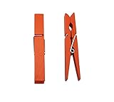 Yongshida Wood Craft Clothespins Pegs with Spring 2.9