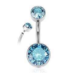 Round Blue CZ,Silver