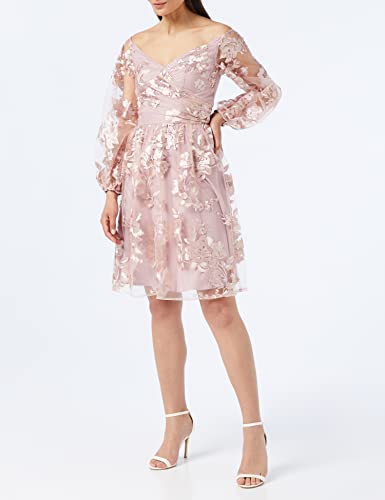 Chi Chi London Women's Dress Cocktail, Blush, 12 (71139BU) - Image 2