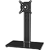 Soporte de escritorio independiente para monitor de computadora LCD individual para pantalla de 13 a 32 pulgadas con giratorio, altura ajustable, rotación, soporte base Vesa con capacidad para una (1)