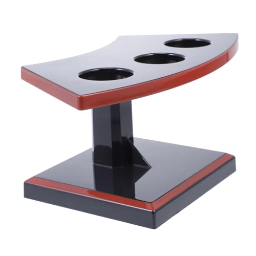 GRIRIW Roll Holder Cupcake Display Holder Ice Cream Holder Mini Foods Ice Cream Cone Holder Food Cone Display Stand Server Display Shelf Sushi Display Holder Mini Ice Cream Plastic Black