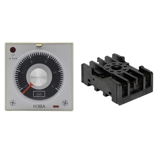 Relé temporizador de retardo 220VAC de 8 pines robusto H3BA-8 industrial