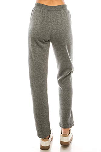 Unik Women's Active Fleece Sweatpants D Grey #TOP3