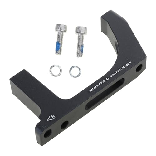 Dulcicasa ディスクブレーキフレームアダプター 160mm ボルトとワッシャー付き ? 自転車用ローター取付変換パーツ 軽量アルミニウム合金製 (160フロント)