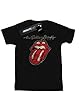 The Rolling Stones Men's Plastered Tongue T-Shirt, Black, X (Size:X-Large) #1