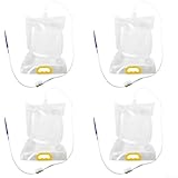 Automatische Tropfbewässerungsbeutel für Pflanzen mit einstellbarem Durchfluss für kontinuierliche Wasserversorgung im Innenbereich, 3 x 5 l, 4 Stück (B)