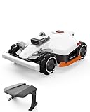 MAMMOTION LUBA 3 AWD 1500 Robot Tagliaerba con Garage Standard, LiDAR+Doppia Telecamera AI Vision a 360°, Trazione Integrale per Pendenze all'80%, Gestione Multizona