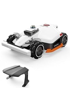 Mammotion LUBA 3 AWD 1500 Mähroboter + Garage, 360° LiDAR+Dual-Kamera mit KI-Steuerung, AWD für bis zu 80% Steigung, 15 Multi-Zonen, Schnitthöhe 25-70 mm, 9, 4Ah-AKKU
